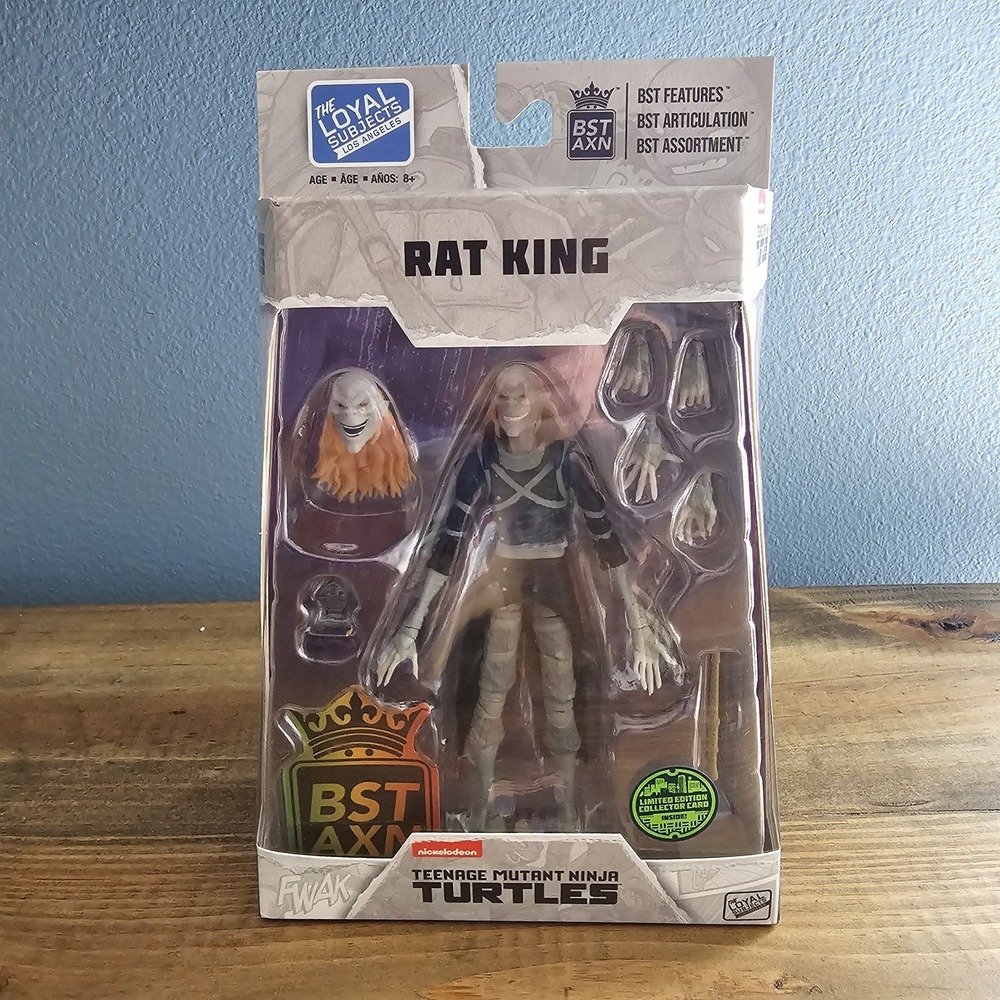 Teenage Mutant Ninja Turtles Rat King Action Figure BST AXN Loyal Subjects‎ New